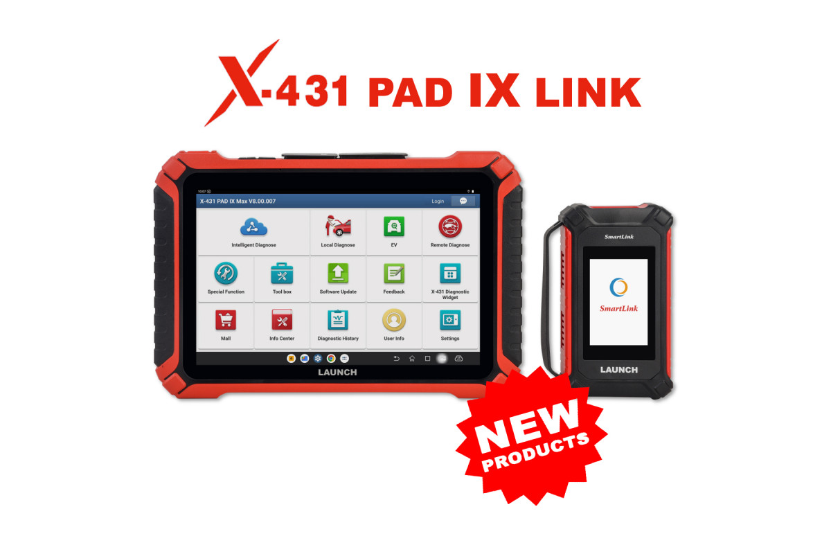 Диагностический мультимарочный сканер LAUNCH X431 PAD IX LINK