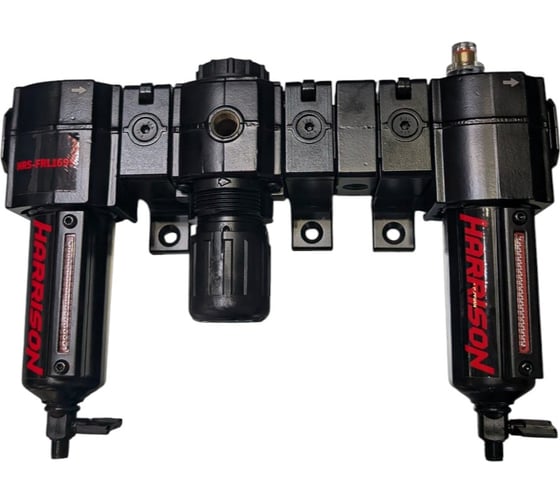 Блок подготовки с фильтром, регулятором и лубрикатором HARRISON 3/8', 1699 л/мин, 5 мкм