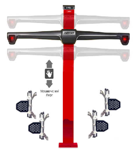 Стенд Hunter HS221ML2E, стандартные захваты