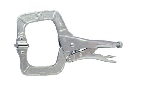 WDK-65040  Зажим С-образный с фиксатором.