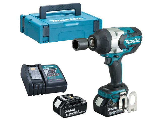 Аккум. ударный гайковерт MAKITA LXT DTW 1001 RTJ в кейсе
