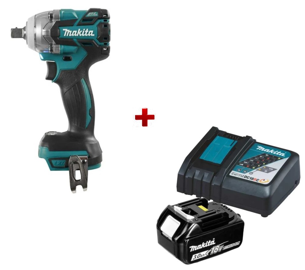 Аккум. ударный гайковерт MAKITA DTW 285 Z в кор. + АКЦИЯ АКБ BL1830 и ЗУ DC18RC