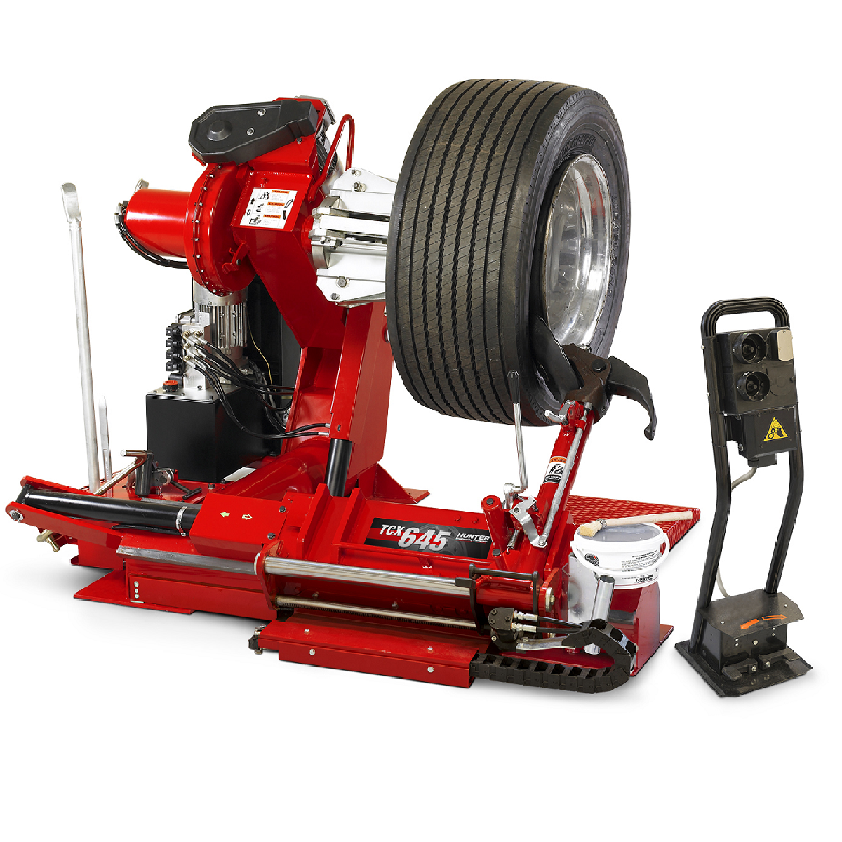 Грузовой шиномонтажный станок с механизированным приводом Hunter TCX645HD