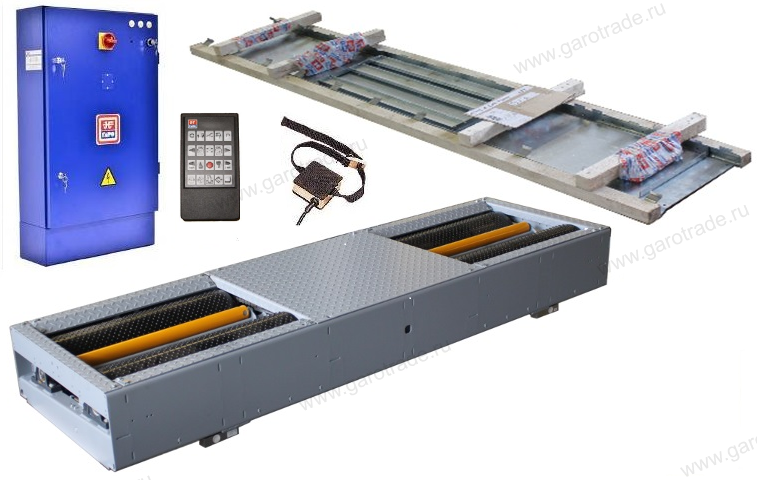 Тормозной стенд ГАРО для легковых автомобилей СТС-4-СП-XX