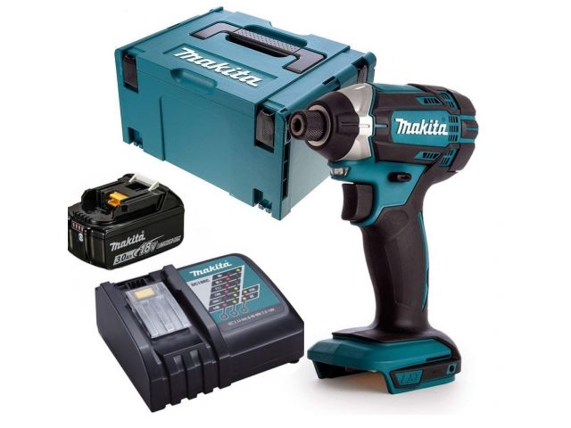 Аккум. шуруповерт MAKITA LXT DTD 152 Z MAKPAC + АКЦИЯ (1 аккумулятор, зарядное)