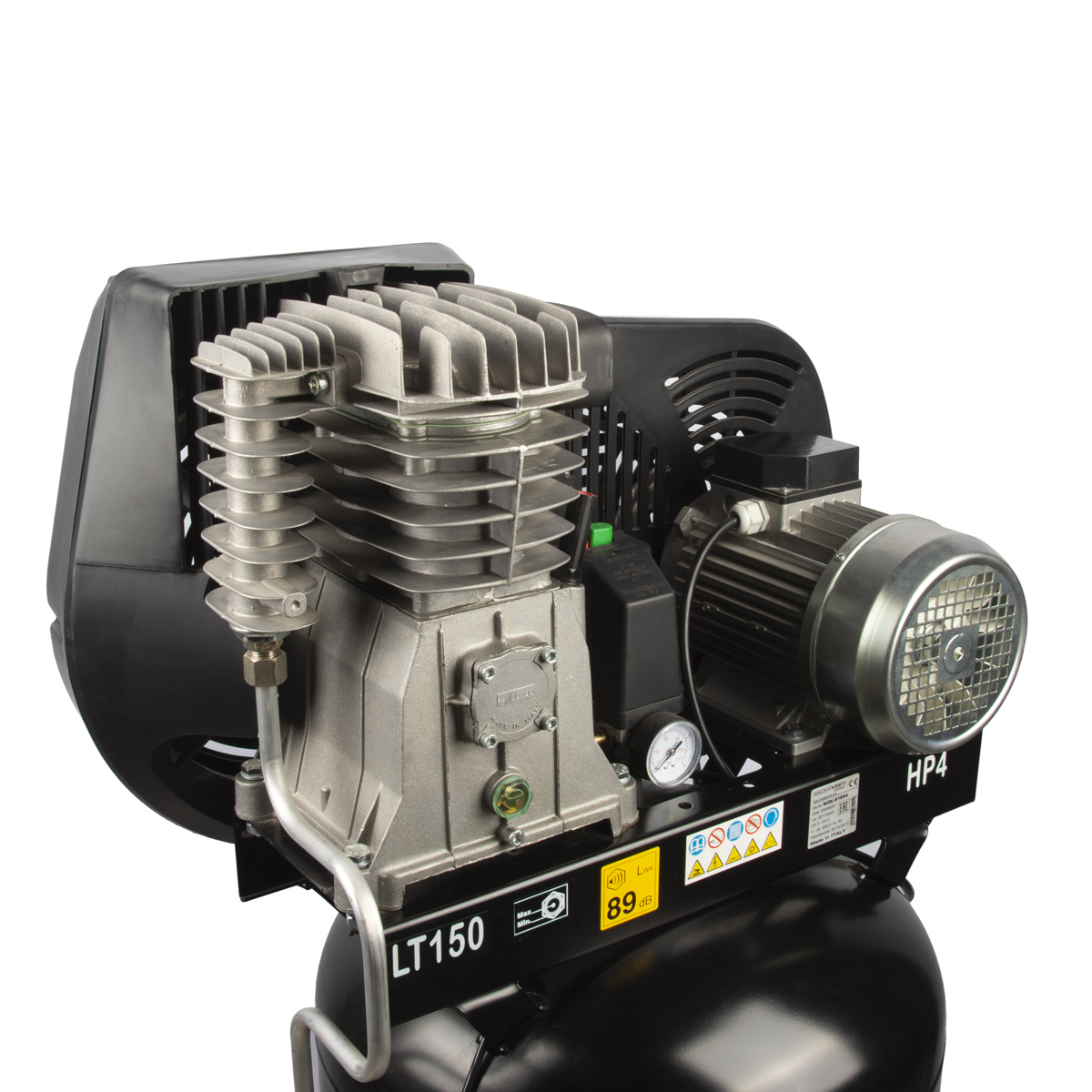 WDK-91554 Компрессор поршневой с ременным приводом 541 л/мин, вертикальный, 3 КВт, 380 В, 150 л