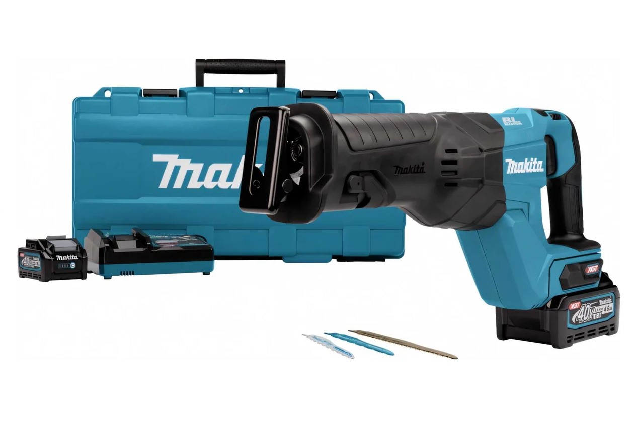 Аккум. сабельная пила MAKITA XGT JR001GM201 в чем.