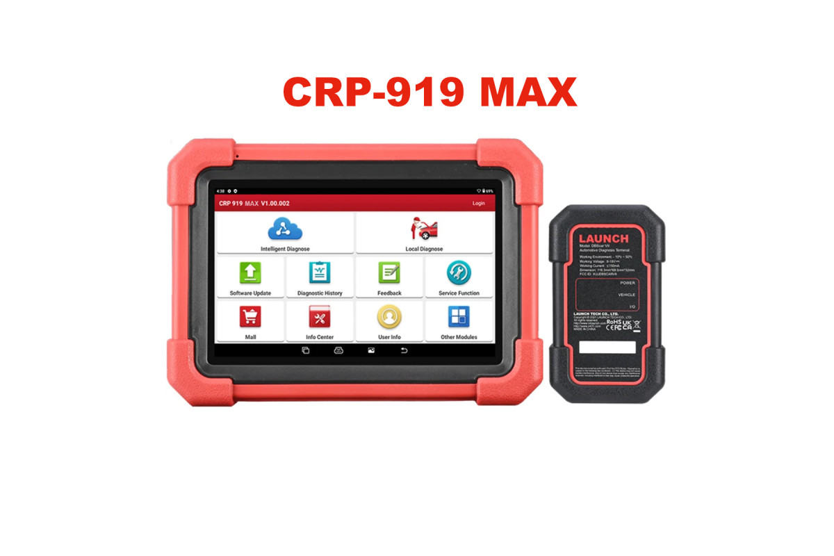 ДИАГНОСТИЧЕСКИЙ МУЛЬТИМАРОЧНЫЙ СКАНЕР LAUNCH CRP919 MAX