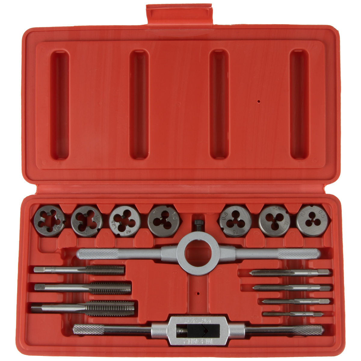 OPT-MTDS16 Набор метчиков и плашек М3-М12, метрическая резьба, 16 предметов