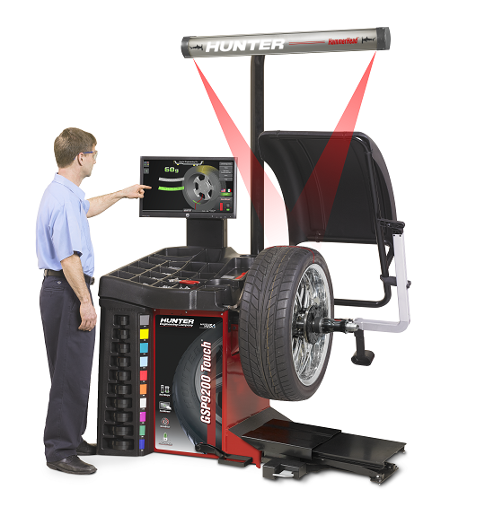 Балансировочный стенд Hunter GSP9200 TOUCH с пневмозажимом AutoClamp