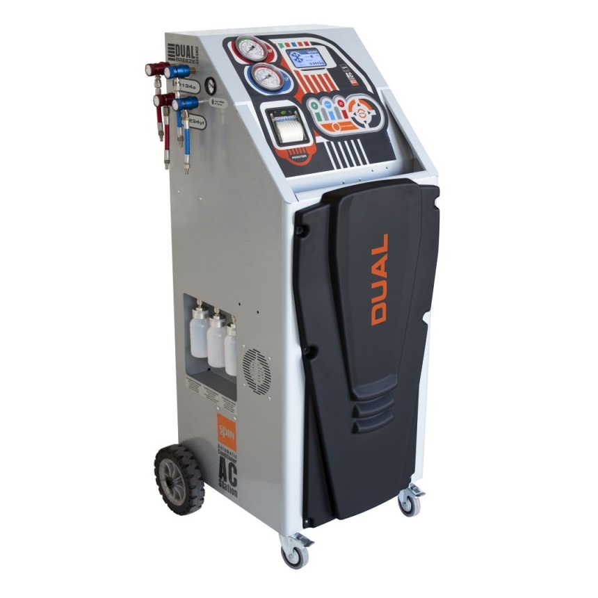 SPIN BREEZE ADVANCE DUAL PRINT - автоматическая установка для заправки кондиционеров двухгазовая