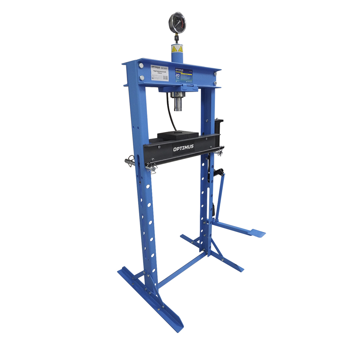 OPT-220F Пресс гаражный 20 т, ручной и ножной привод
