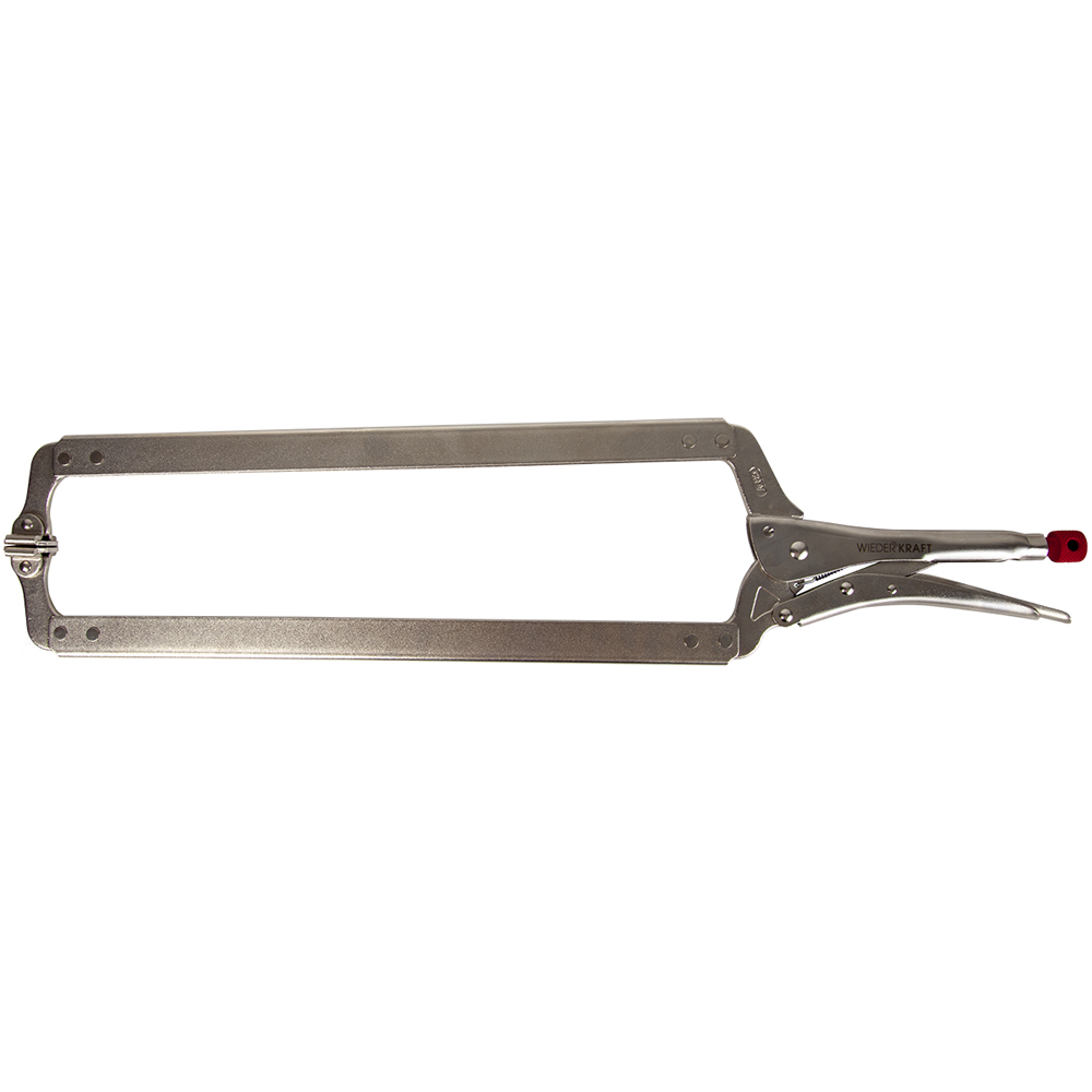 WDK-65142 Зажим сварочный С-образный с фиксатором. Струбцины сварочные. (167х608 мм)