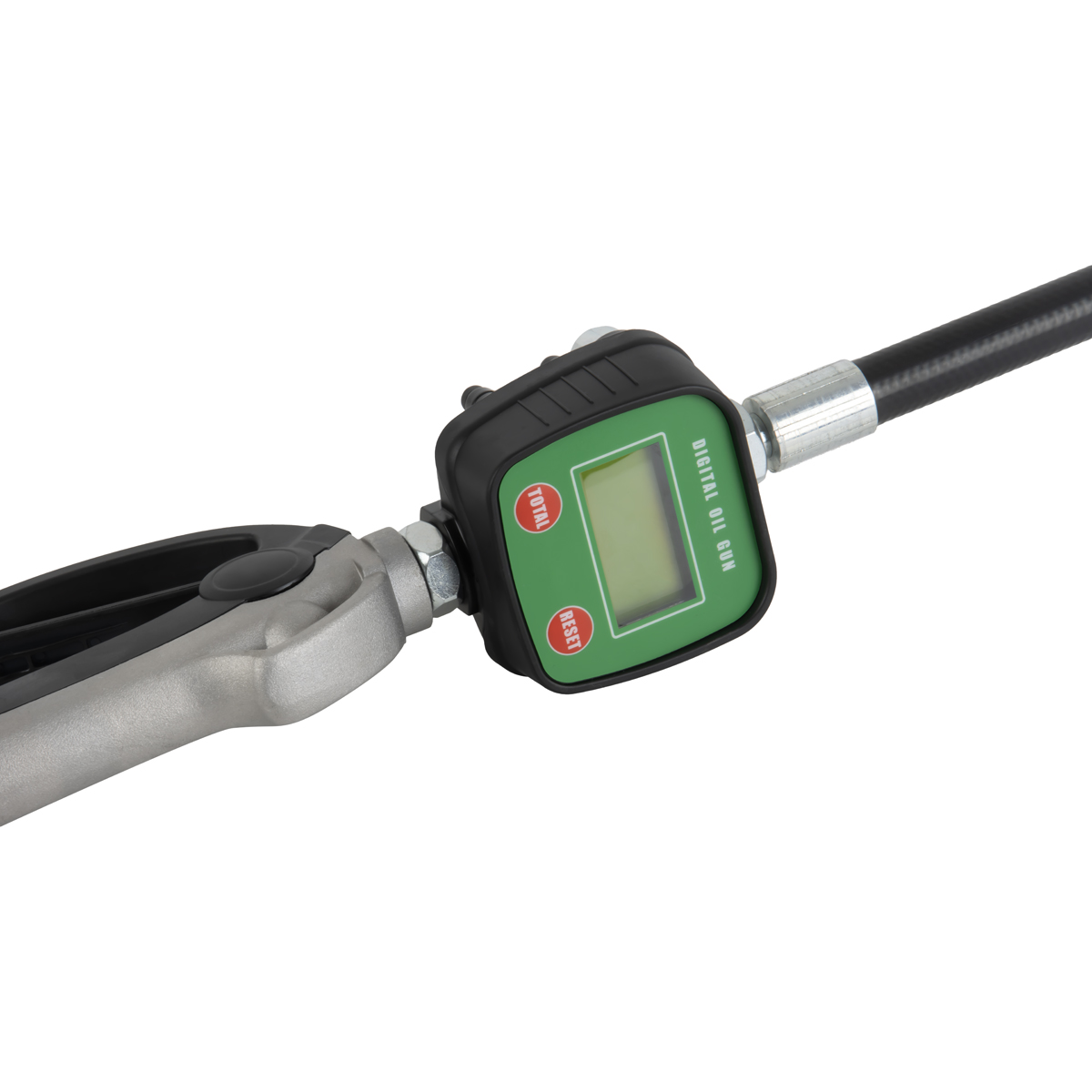 WDK-89206 Маслораздаточный пистолет с цифровым расходомером и гибким носиком