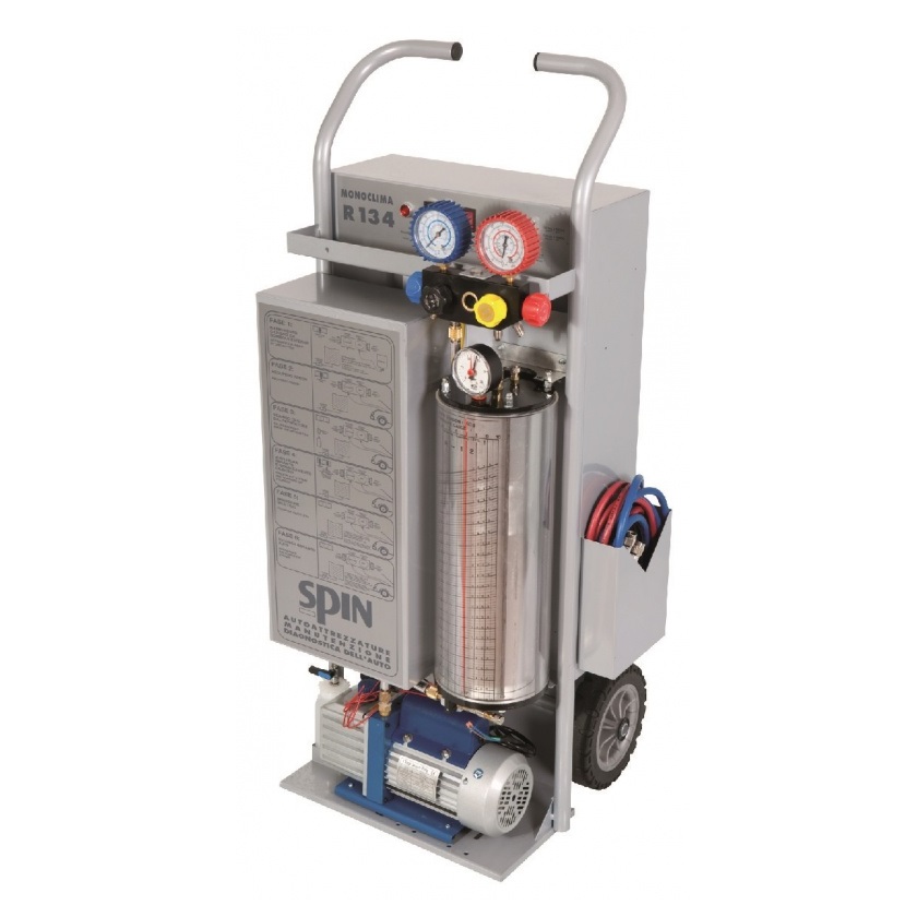 SPIN MONOCLIMA 134 BI-POWER - механическая установка для заправки кондиционеров