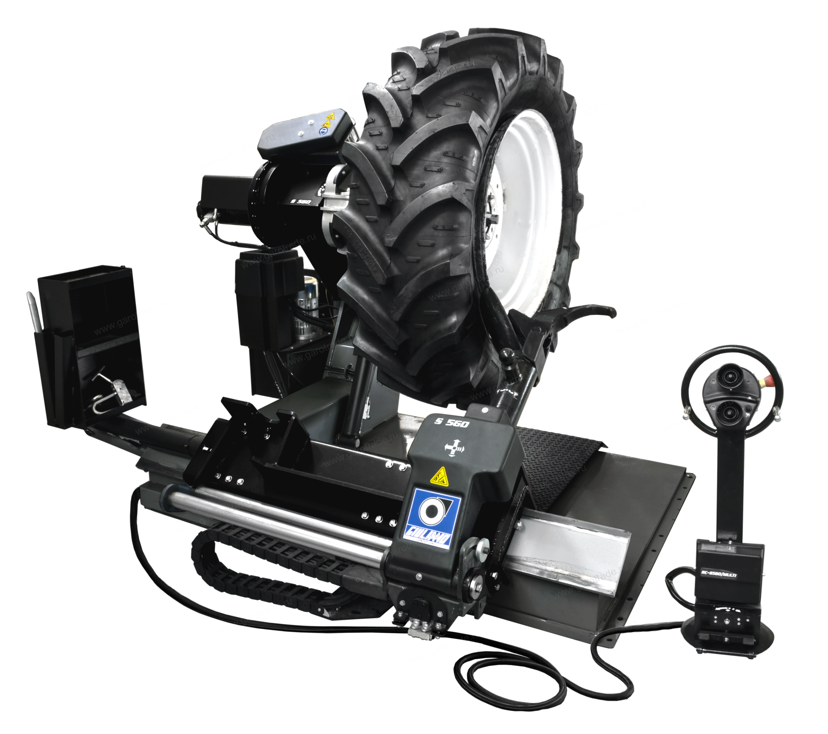 Giuliano S560 шиномонтажный стенд для колес грузовых автомобилей тракторов и сельхозтехники до 46 (58) дюймов