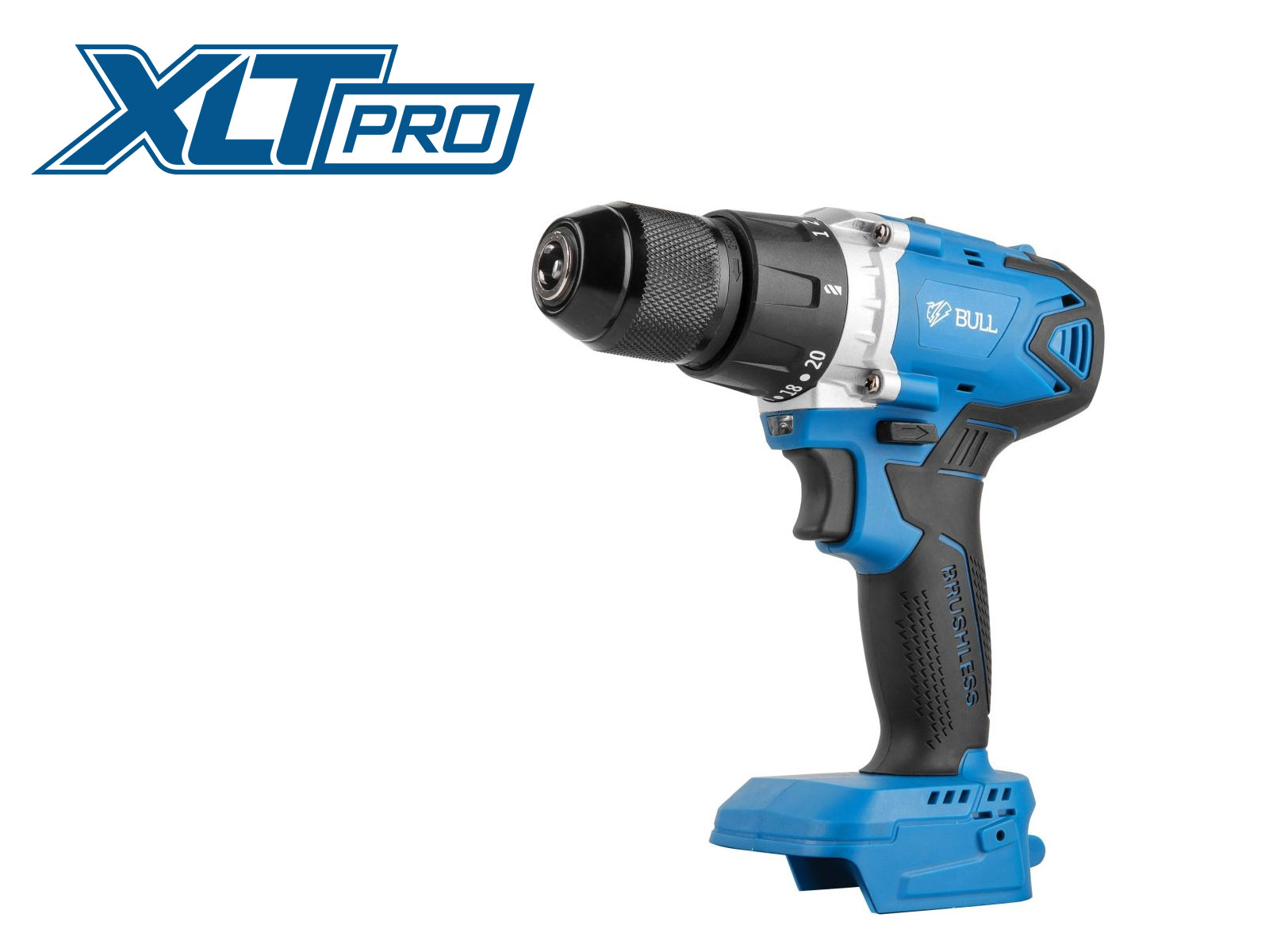 Аккум. дрель-шуруповерт BULL SR 1802 в кор. XLTpro SOLO БЕСЩЕТ., 18 В, 80 Н*м, БЗП(мет.) 13 мм
