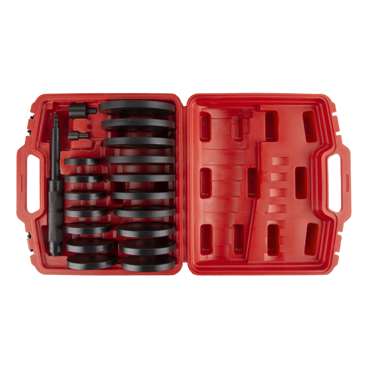 WDK-214900 Набор оправок для выпрессовки и запрессовки подшипников, втулок, сальников, 21 предмет