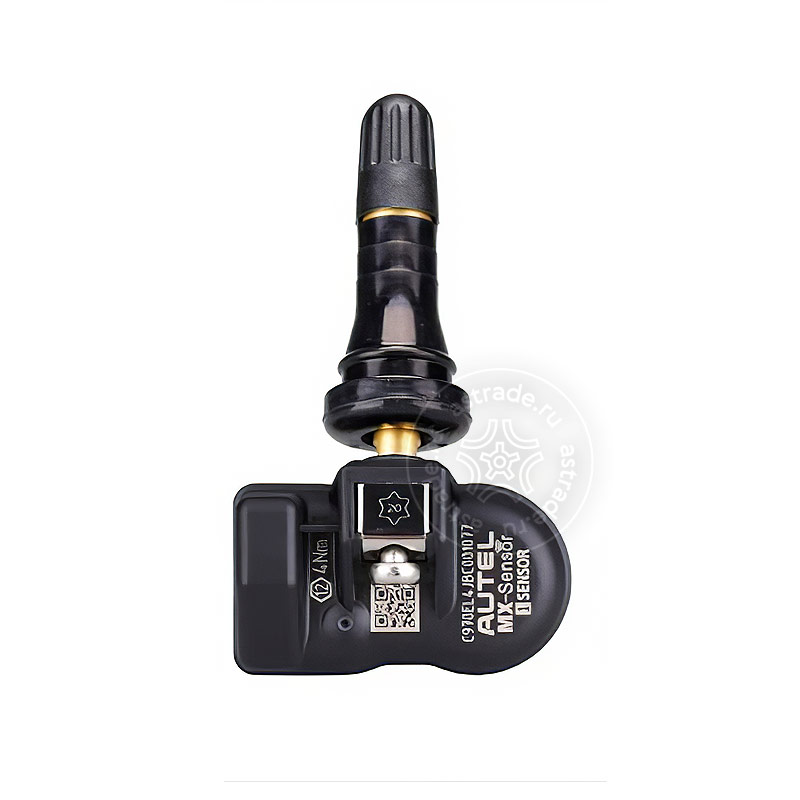 Датчик TPMS Autel MX-1 TPS218, 101000371, 433МГц+315МГц, зажимной, обрезиненный, черный