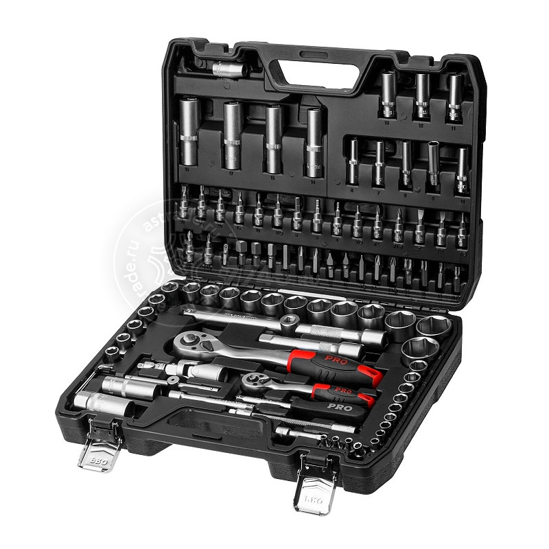 Набор инструментов 1/4", 1/2" 6 граней 94 предмета PRO STARTUL Stuttgart (PRO-094S)