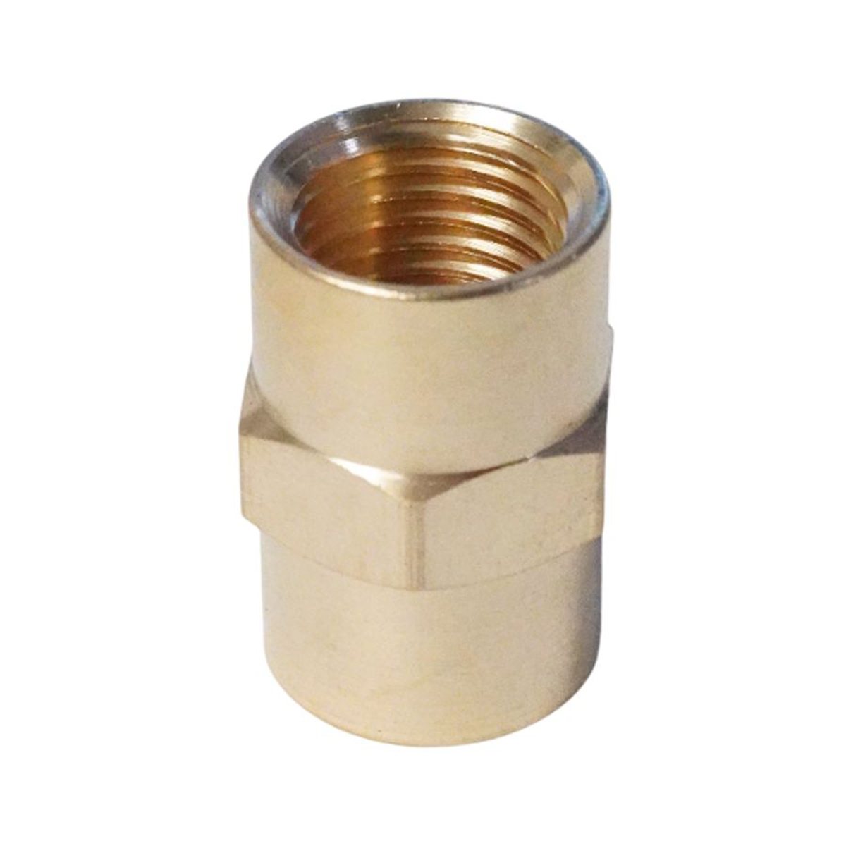 WDK-214FB Адаптер, резьба 1/4"-1/4" PT,  F-F (внутренний), латунь