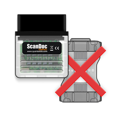 Дилерская диагностика при помощи адаптера Scandoc Compact в режиме J2534