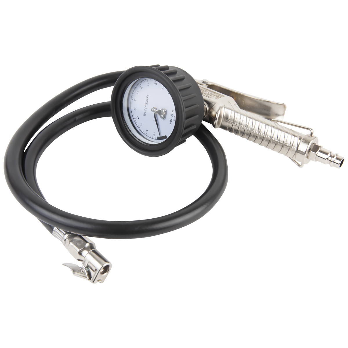 WDK-29115 Пистолет для накачки шин с аналоговым манометром 63 мм, 6 бар