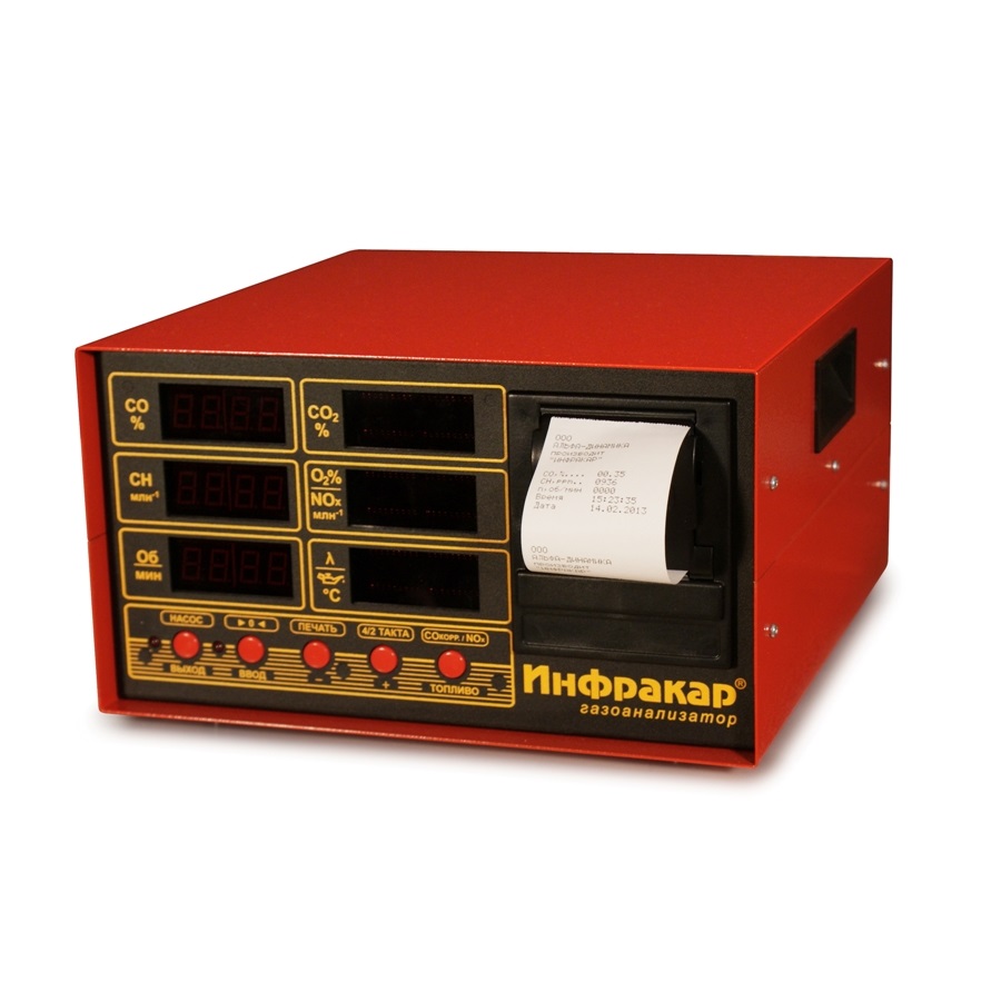 Автомобильный 2-х компонентный газоанализатор «Инфракар 10.02» (2 класс точности)