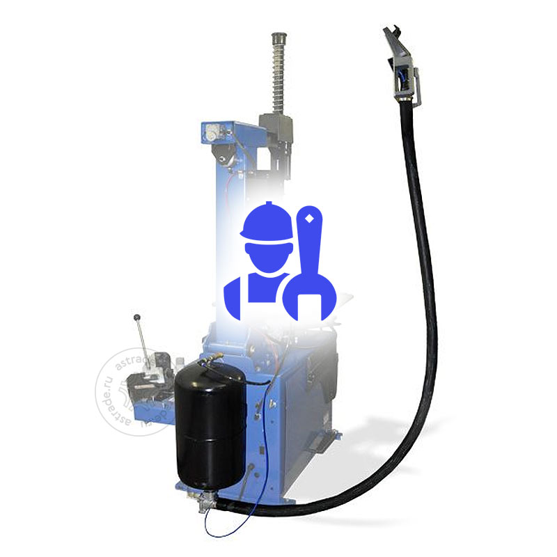 Монтаж врывной накачки