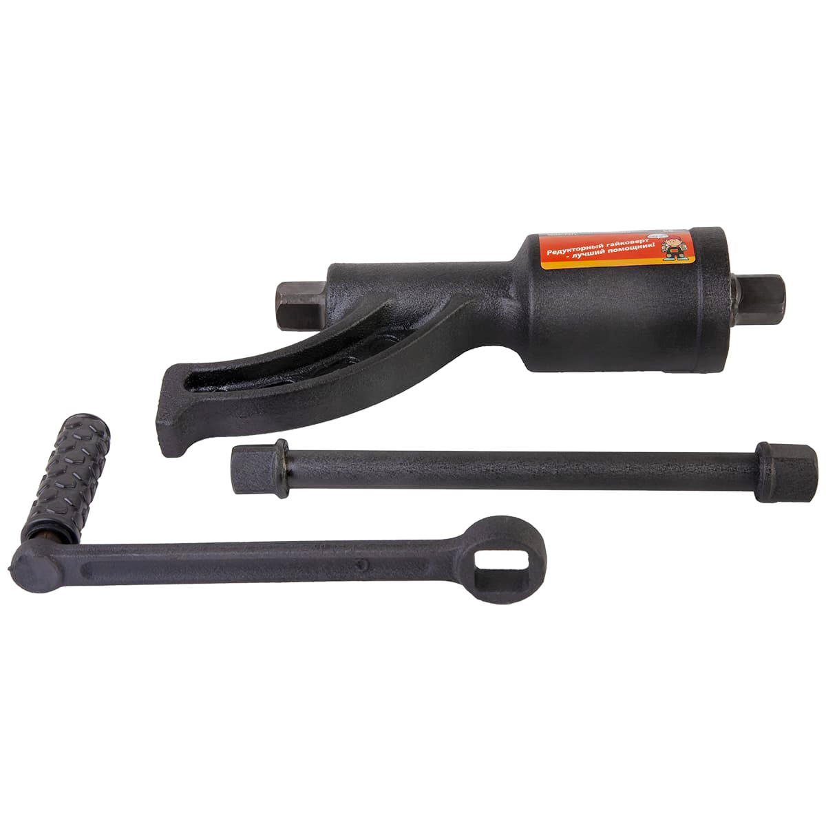 WDK-737L Гайковерт редукторный усиленный, удлиненный, 4800 Нм