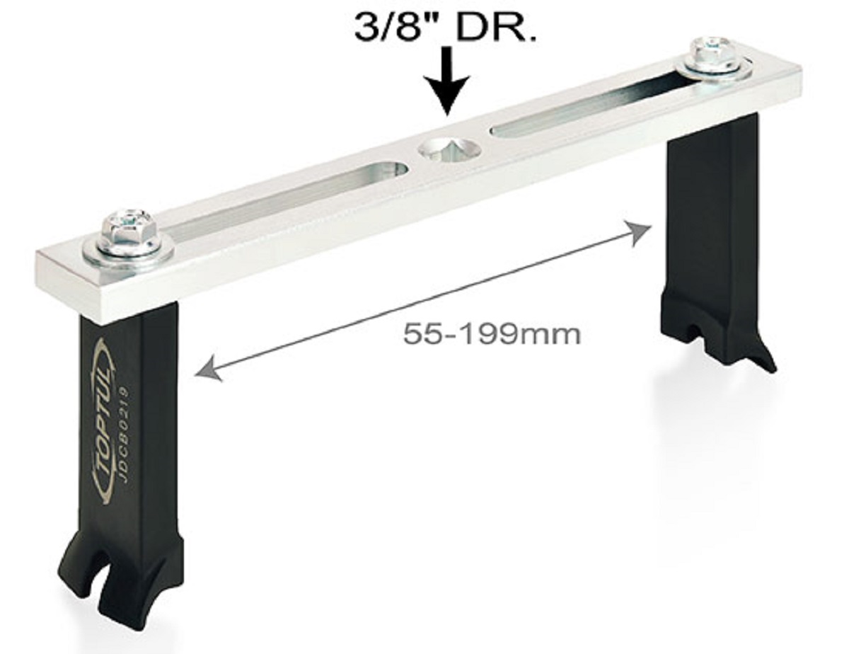 Съемник крышки топливного насоса 55-199мм TOPTUL