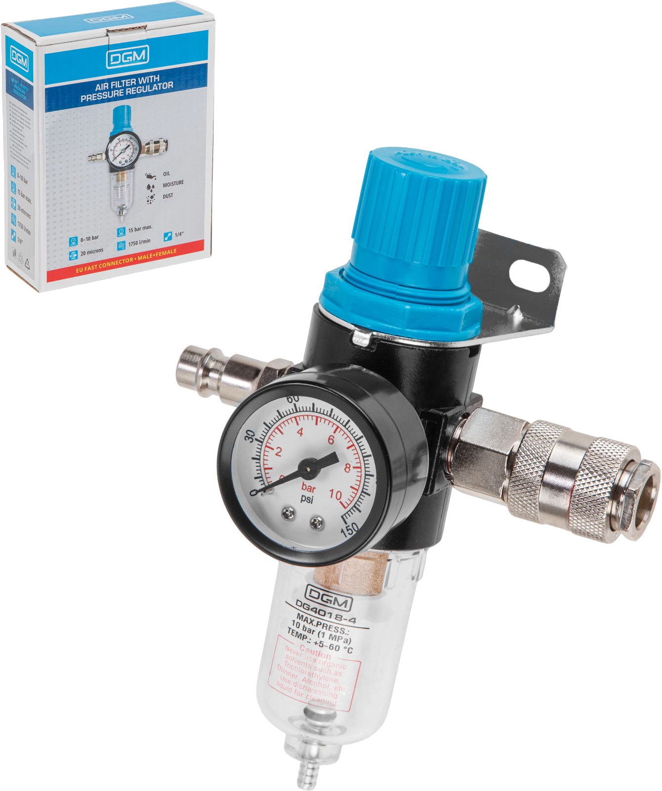 Фильтр воздушный DGM с регулятором давления (1/4")