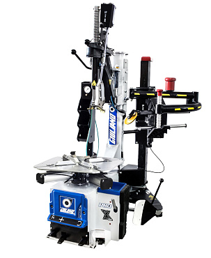 Giuliano SX119 PRO L-N-L  Автоматический шиномонтажный стенд до 29 дюймов с параллелограммным механизмом отвода монтажной консоли для установки вплотную к стене с третьей рукой и автоматической монтажной головкой для работы со сложными колесами без монтаж