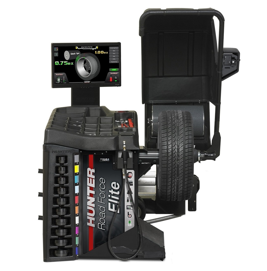 Балансировочный стенд HUNTER Road Force Elite 20E с системой пневмозажима SpeedClamp