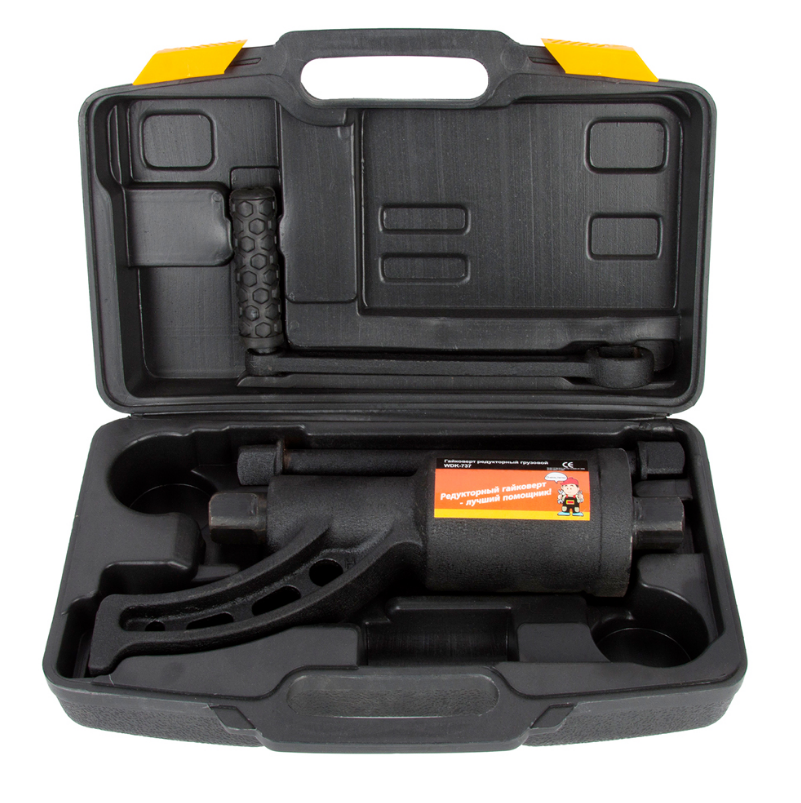 WDK-735L Гайковерт редукторный механический удлиненный, 3800 Нм