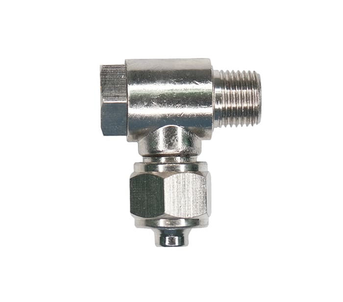 Фитинг 90°, разъем 8-1/8 (сталь) 0306016