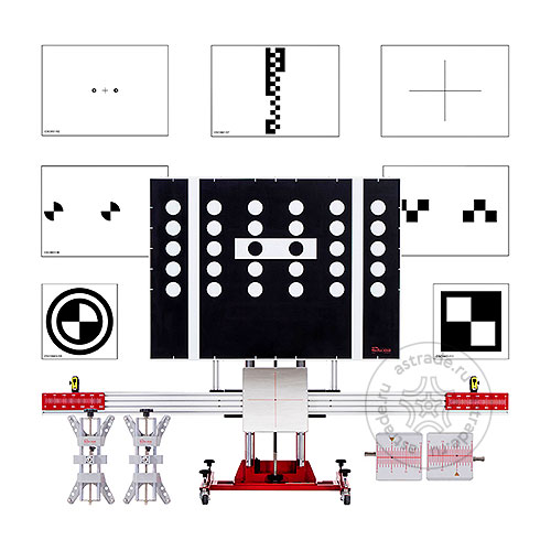 Стенд для калибровки камер автомобиля Autel MaxiSys ADAS, Full Kit, ACC, 10 мишеней в комплекте