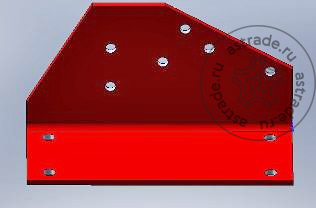 TLT250AT (C) connecting bracket II