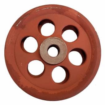 Steel cable pulley