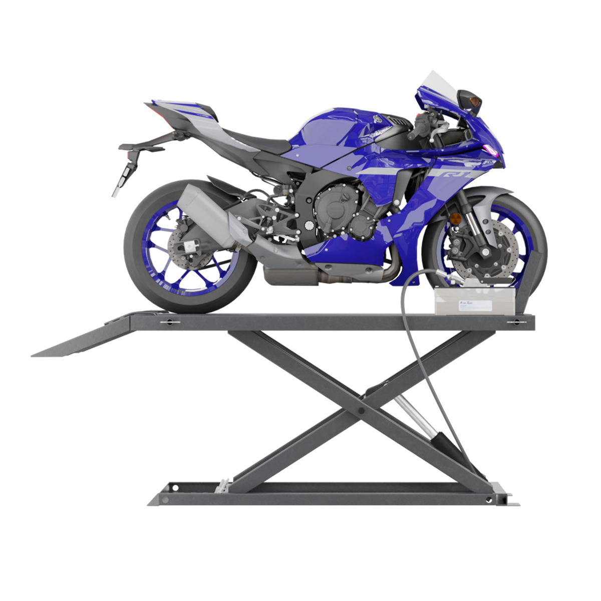 Подъемник пневмогидравлический WDK-FC75W 0,7 тонн для мототехники 