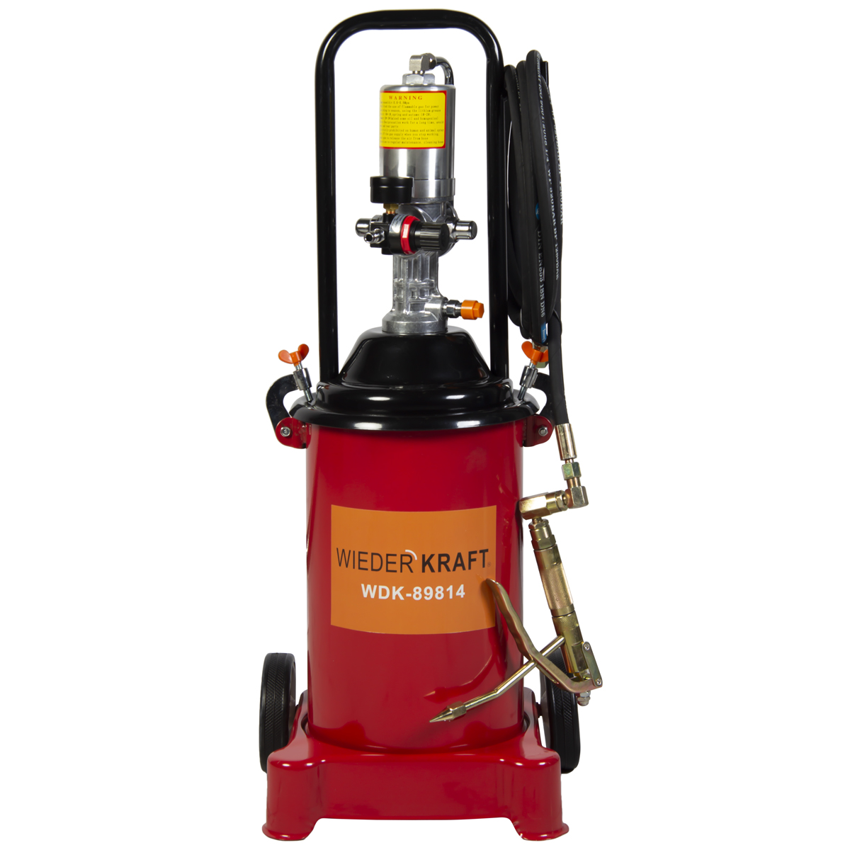 WDK-89814  Солидолонагнетатель пневматический для консистентных смазок. Ёмкость 13л.