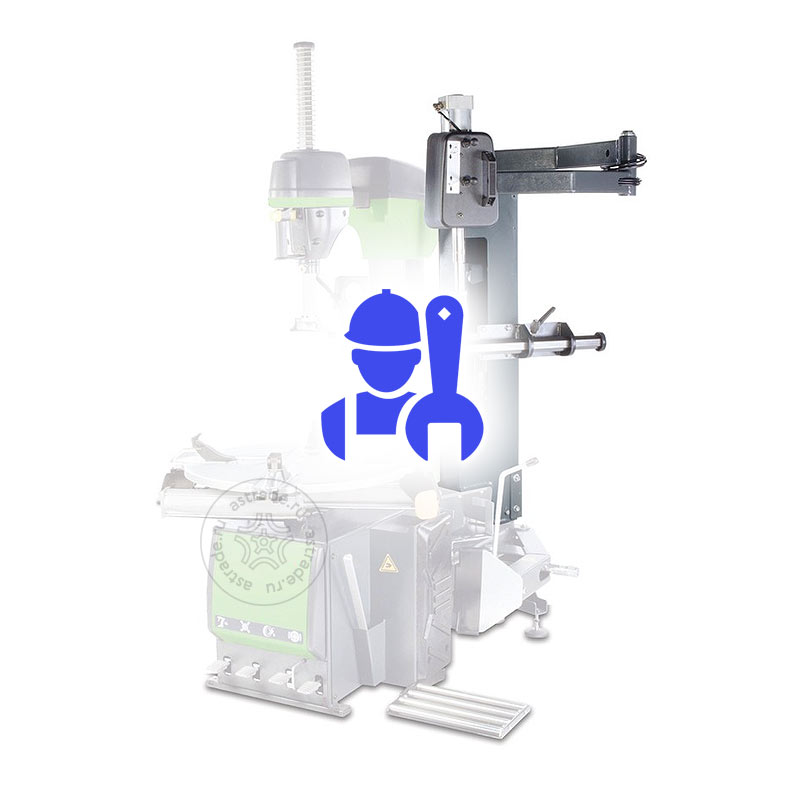 Монтаж "третьей руки" (при сборке станка)